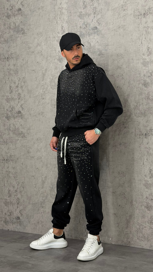 Coordinato Glitter Hood Fade