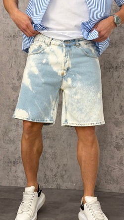 Pantaloncino Jeans Ice Washed