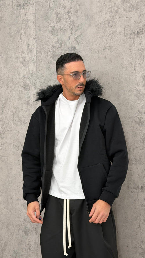 Felpa Fur Hood
