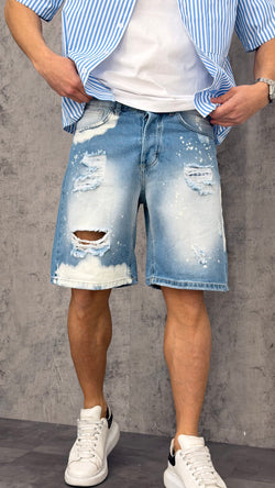 Pantaloncino Jeans Ice Wash