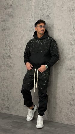 Coordinato Tuta Glitter Hood