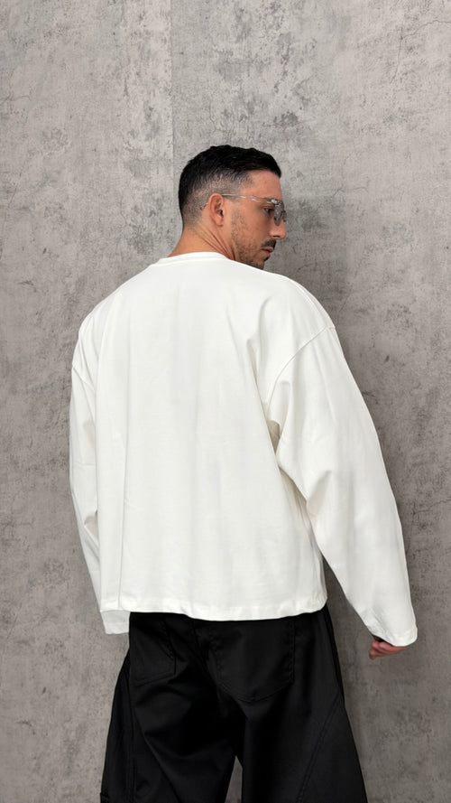 Maglia Longsleeve Crop Essential
