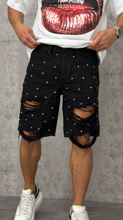 Pantaloncino Denim Black Diamond