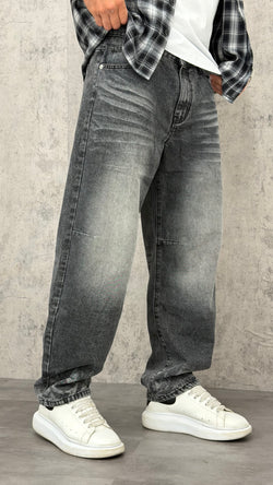 Jeans Balloon Grey Fade