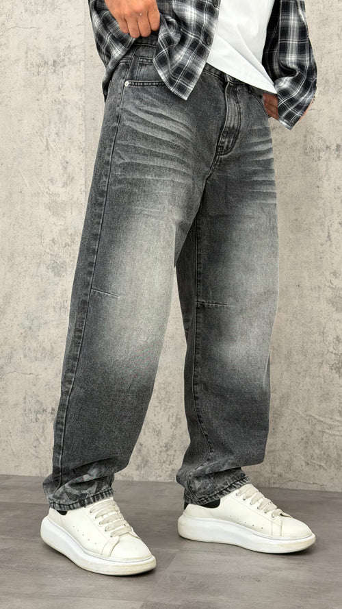 Jeans Balloon Grey Fade