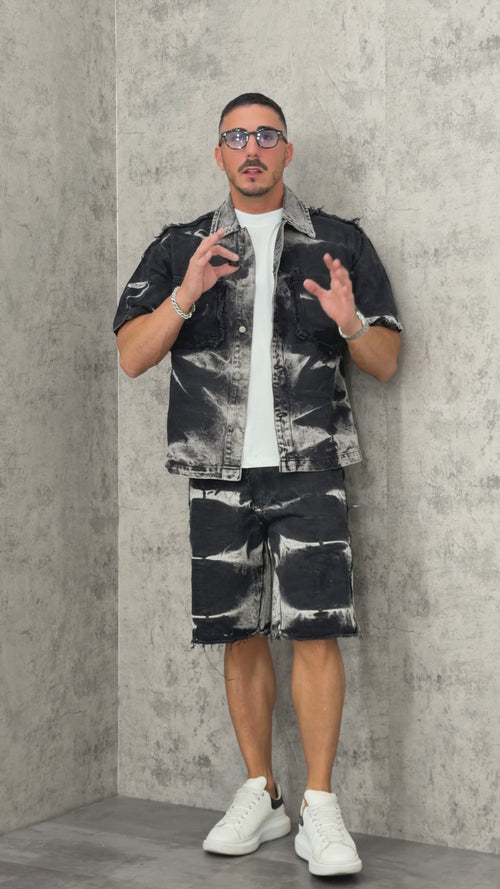 Coordinato Jeans Grey Fade
